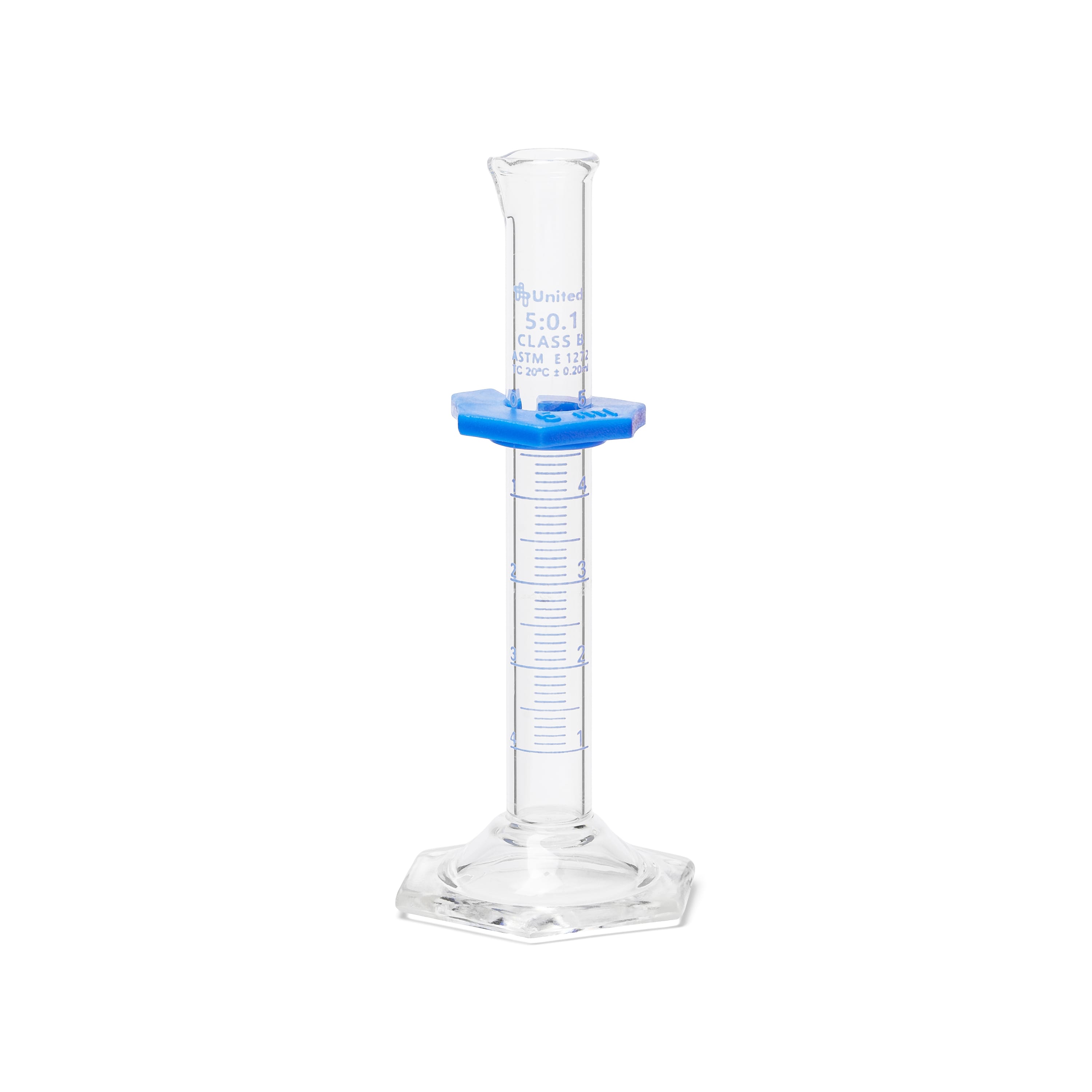 Graduated Cylinders, Double Scale, Borosilicate Glass, Class B