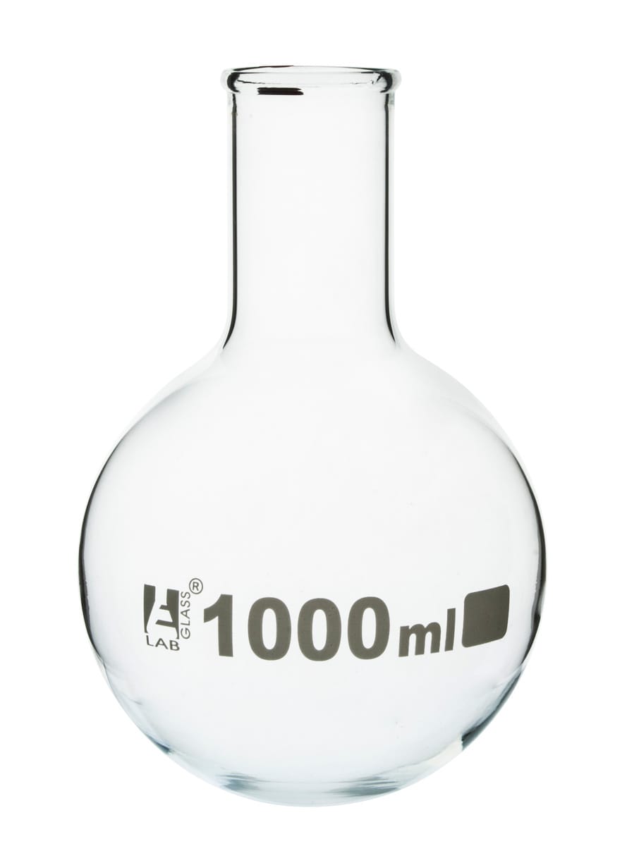 Eisco LabGlass® Boiling Flasks, Round Bottom, Narrow Neck