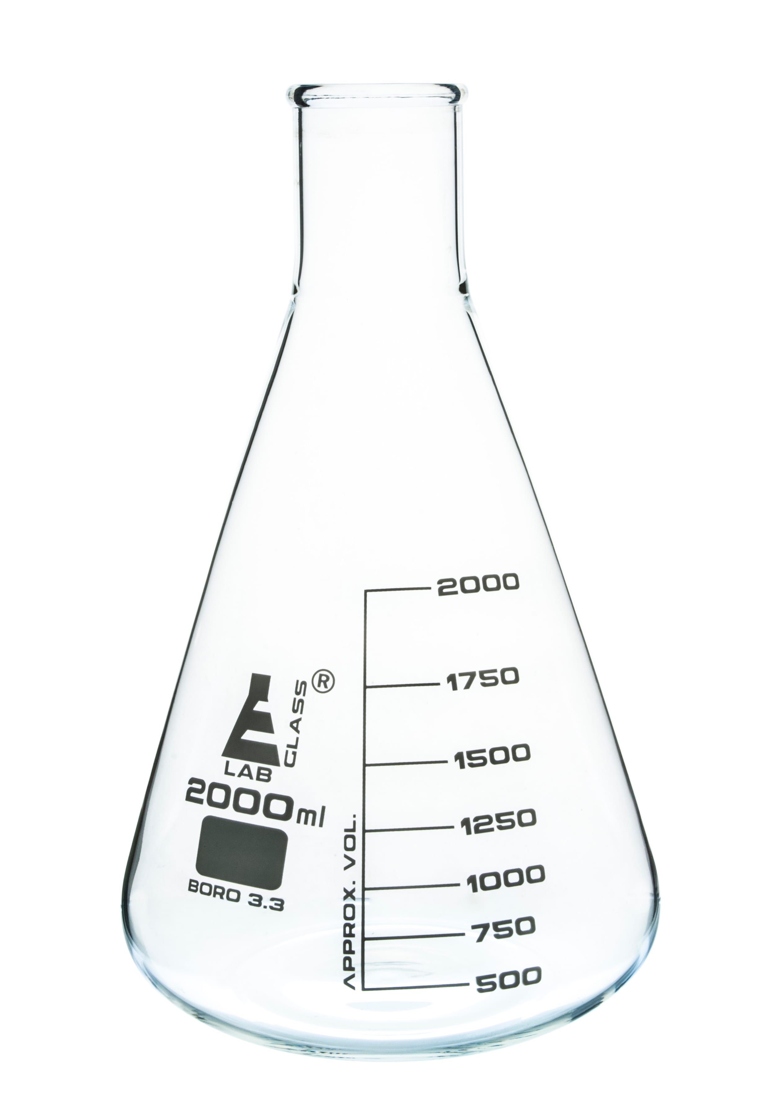 Eisco Glass Narrow Neck Erlenmeyer Flasks