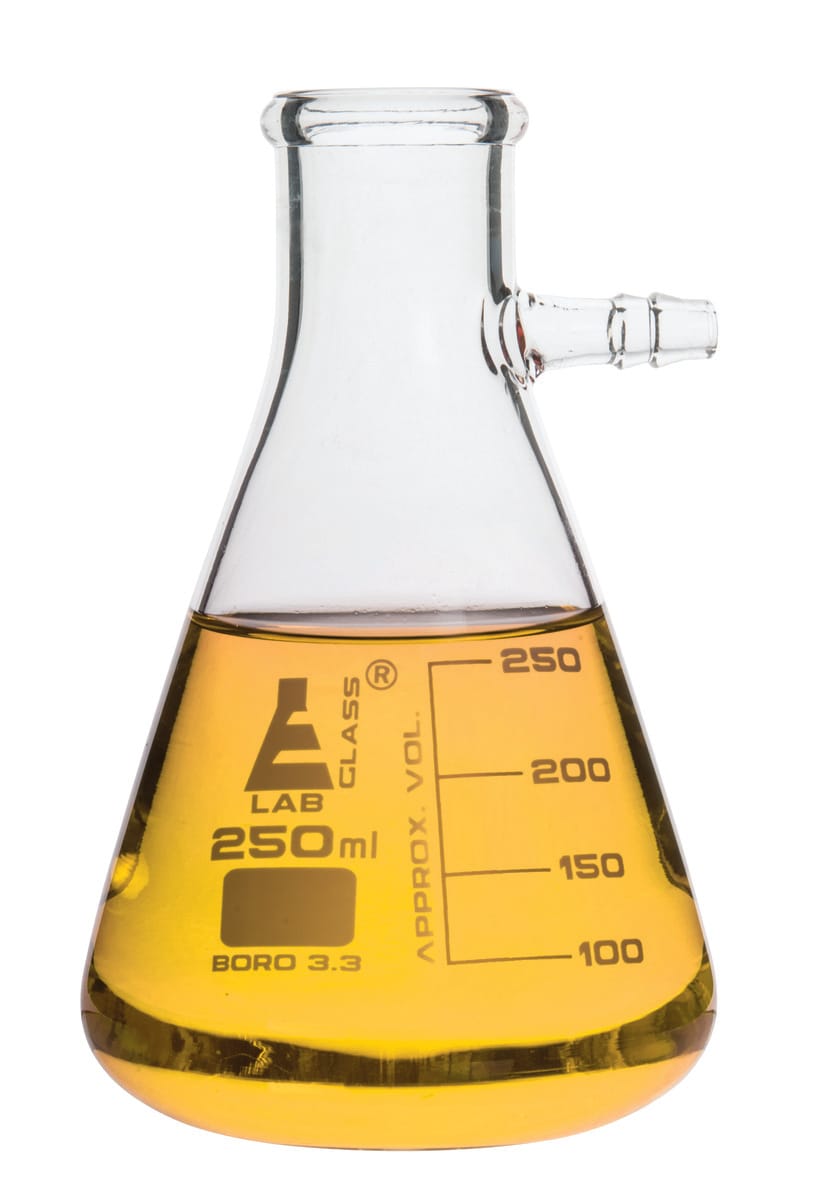 Eisco LabGlass® Filtering Flasks with Integral Side Arm
