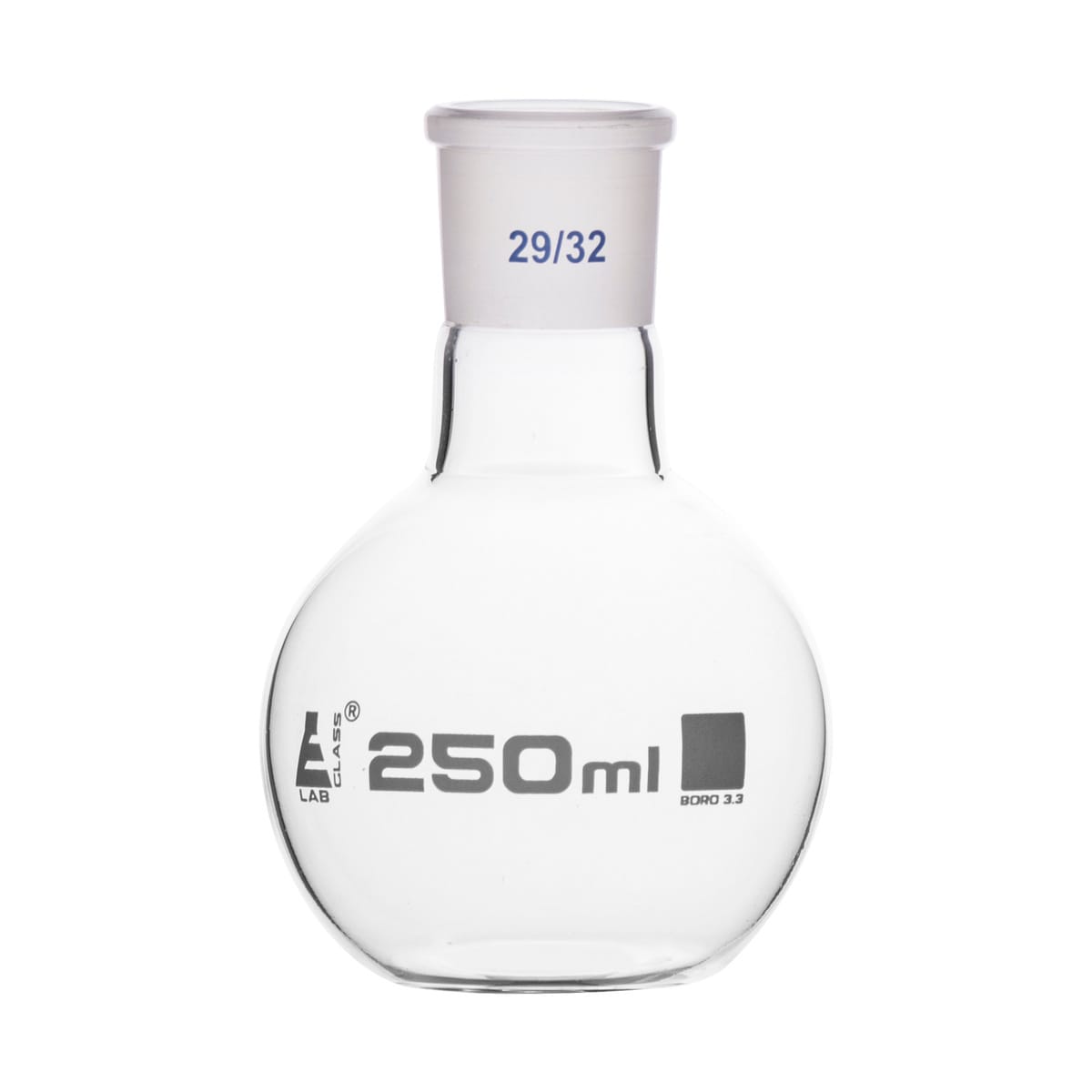 Eisco LabGlass® Boiling Flasks, Flat Bottom, Interchangeable Joint