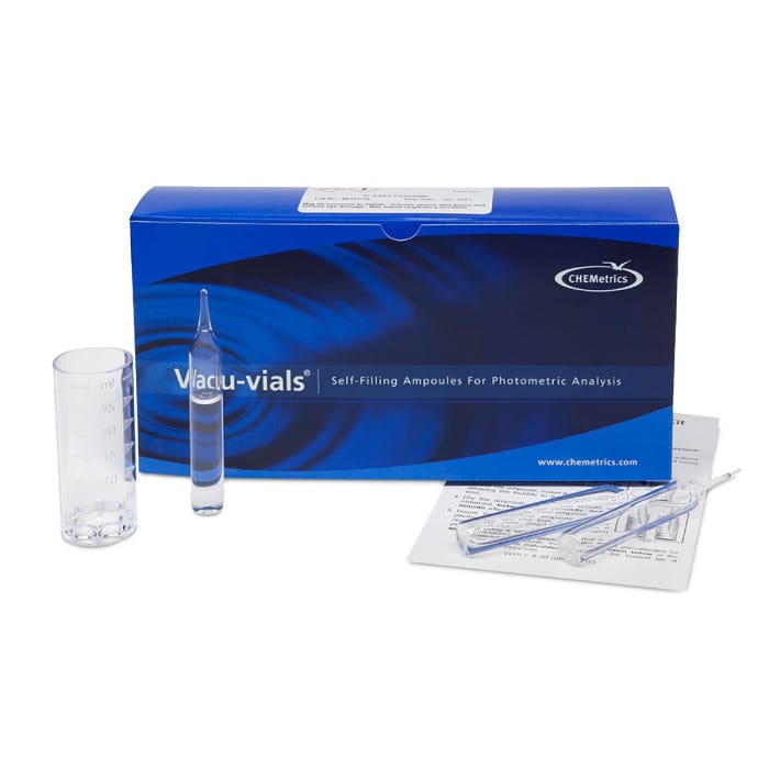 Chlorine (Free & Total), Vacu-vials Instrumental Kit, CHEMetrics
