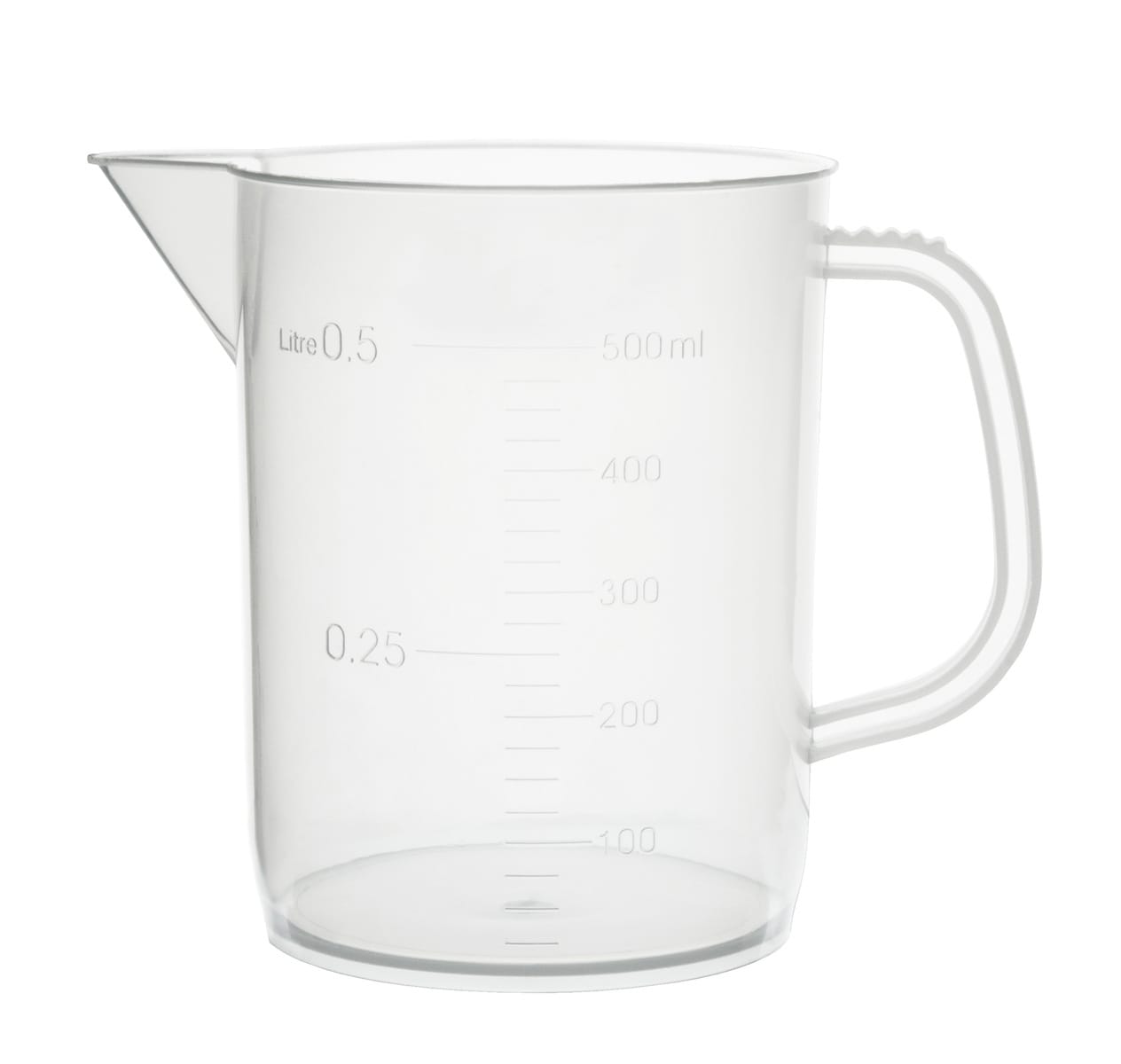 Eisco Plastic Measuring Jugs, Short Form