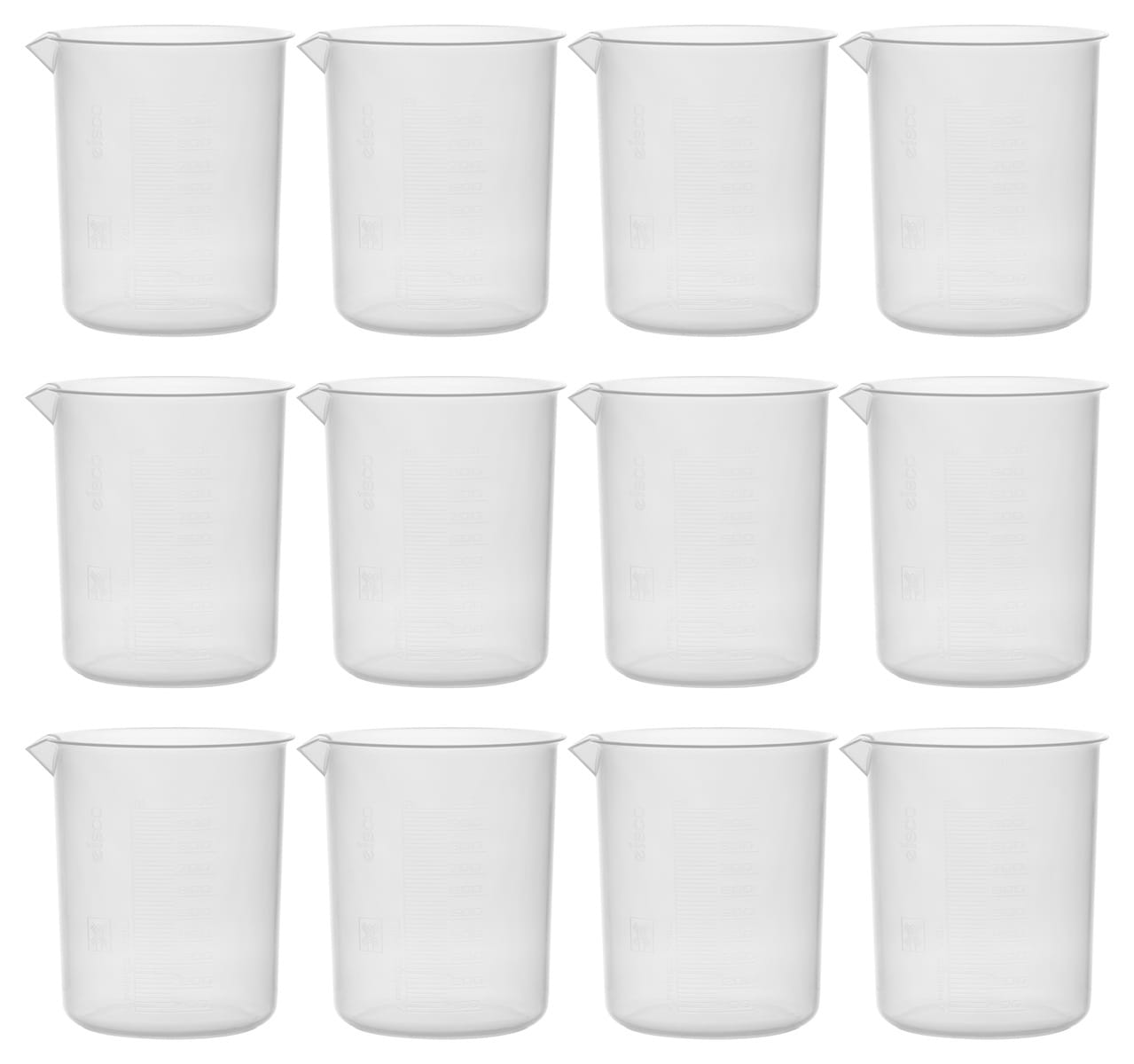 Plastic Graduated Beakers