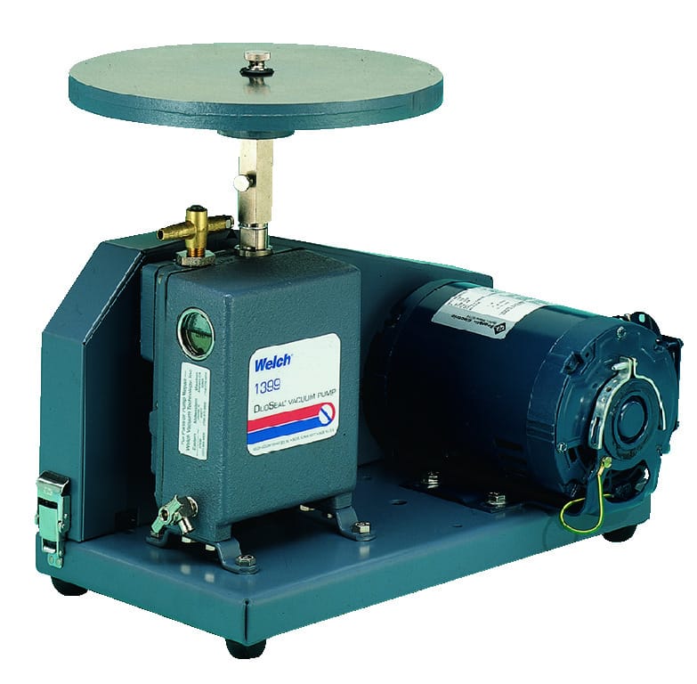 Vacuum/Pressure Pump with Plate and Belt Guard