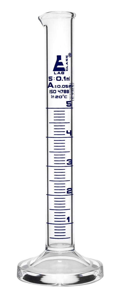 Eisco Glass Graduated Cylinders with Round Base