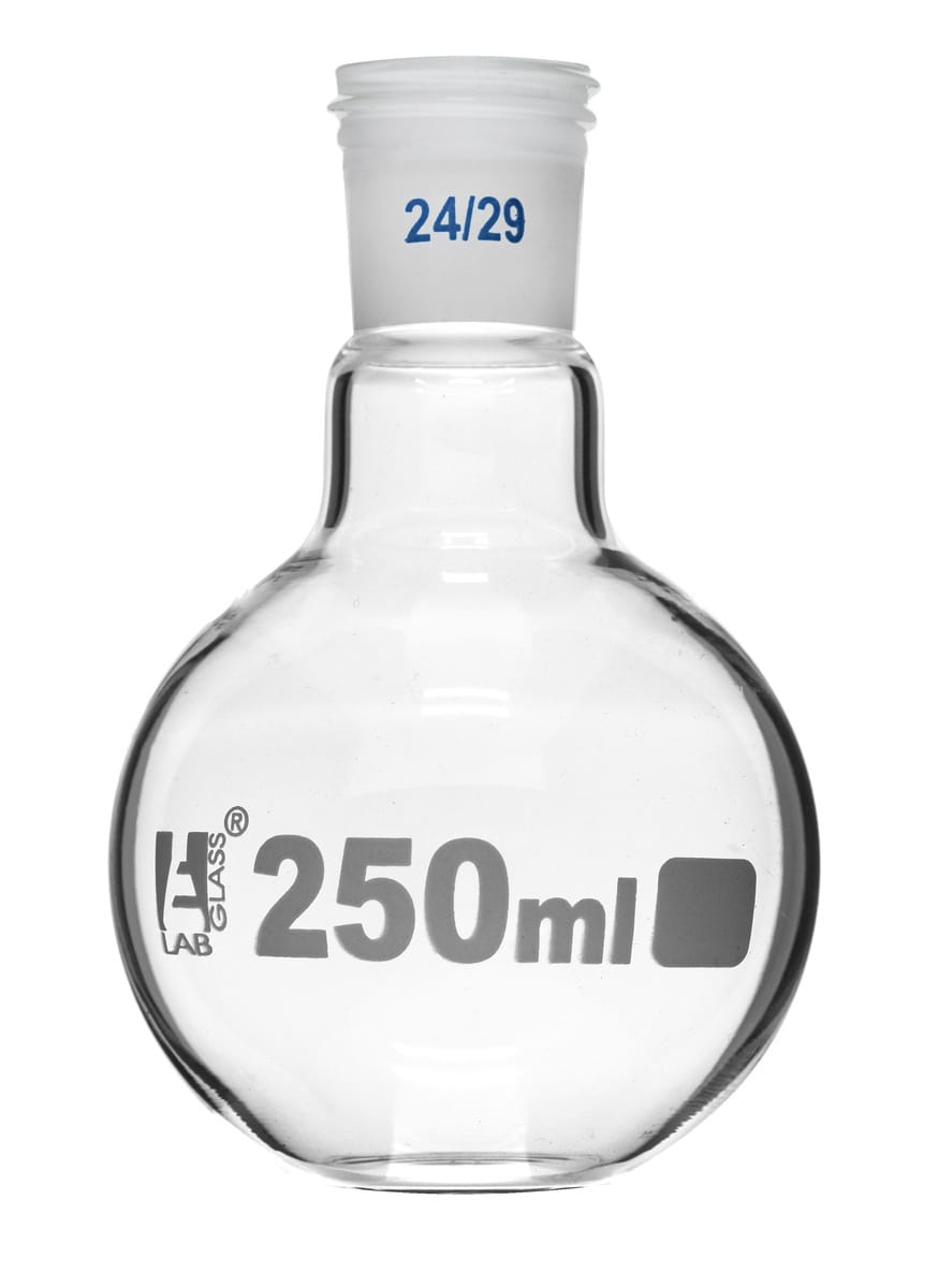 Eisco LabGlass® Boiling Flasks, Flat Bottom with Threaded Joint