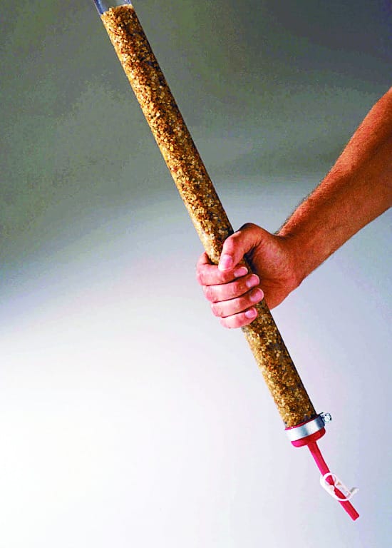 Plastic Beads for Porosity and Permeability Plastic Column