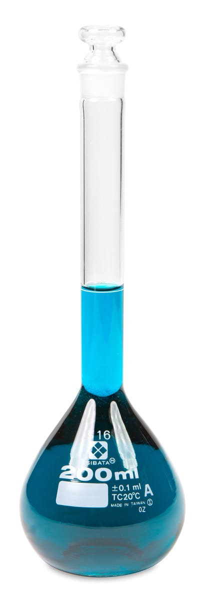 Vee Gee Volumetric Flasks with Glass Stopper