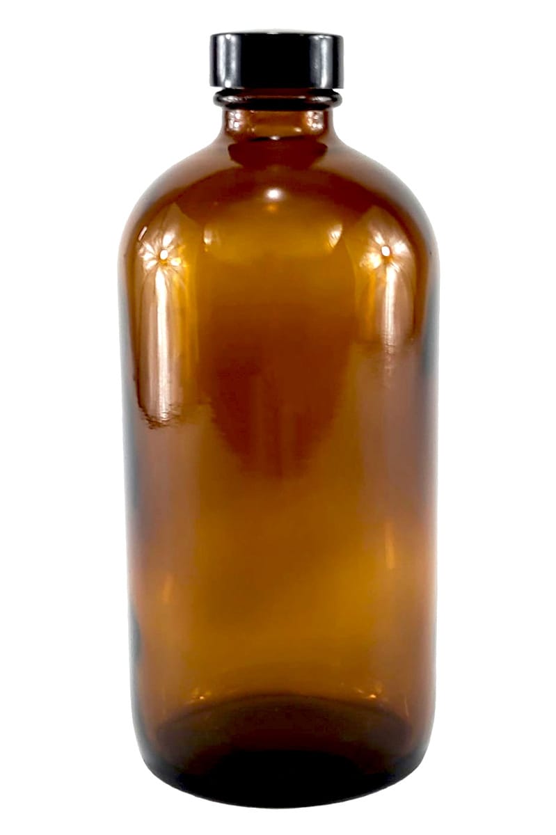 Bottles, Boston Round, Amber / Clear