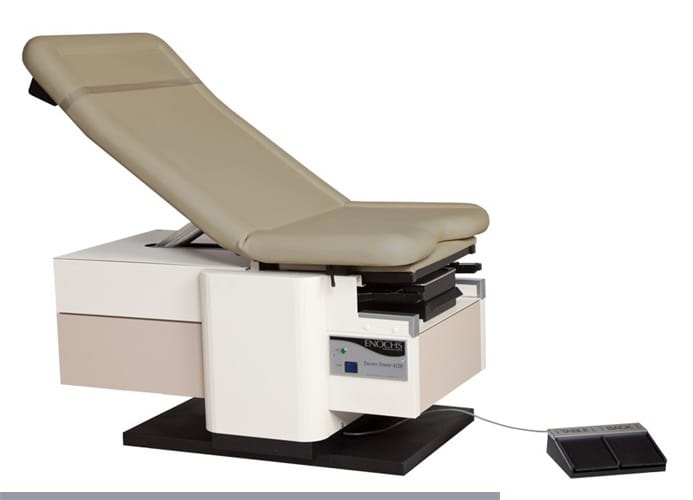 ENCORE 4250 Easy Access High-Low Power Exam Table with Electrical Receptacles and Instrument Warming Drawer, Enochs