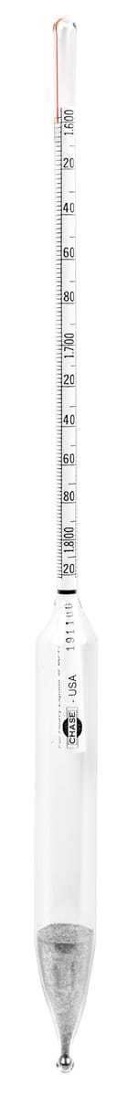 Precision Specific Gravity Hydrometers
