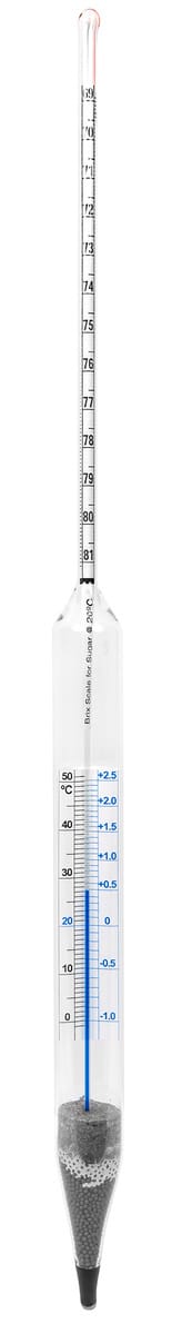 Brix Hydrometers with Thermometer (°C)