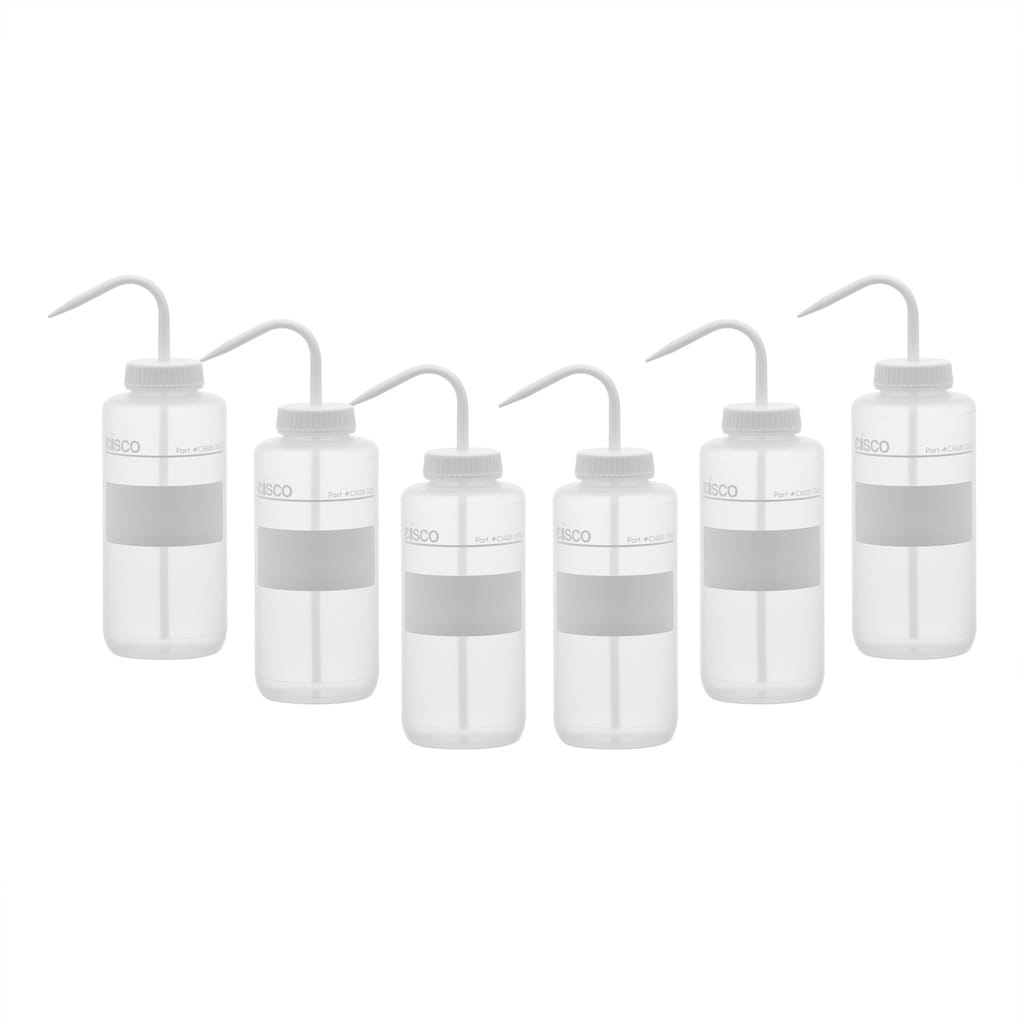 Performance Plastic Wash Bottles, No Label, Eisco Scientific