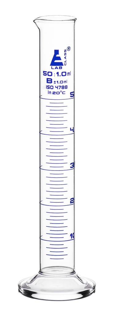 Eisco Glass Graduated Cylinders with Round Base