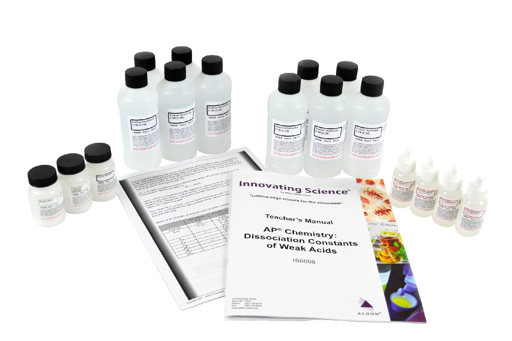 Innovating Science® Dissociation Constants of Weak Acids Kit