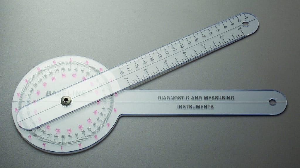 Clear 360° Goniometer