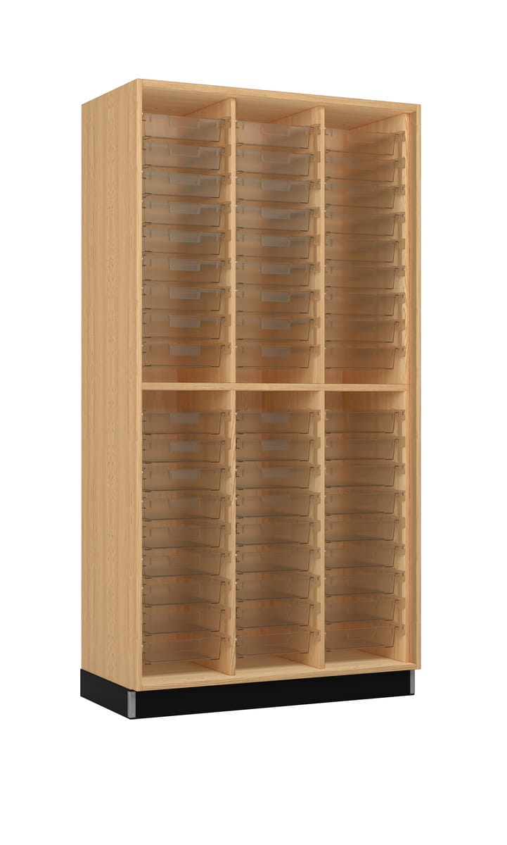 Open Tote Tray Cabinets, Diversified Woodcrafts