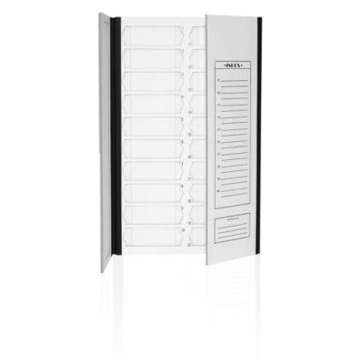 20-Place Cardboard Slide Folder, Mortech®