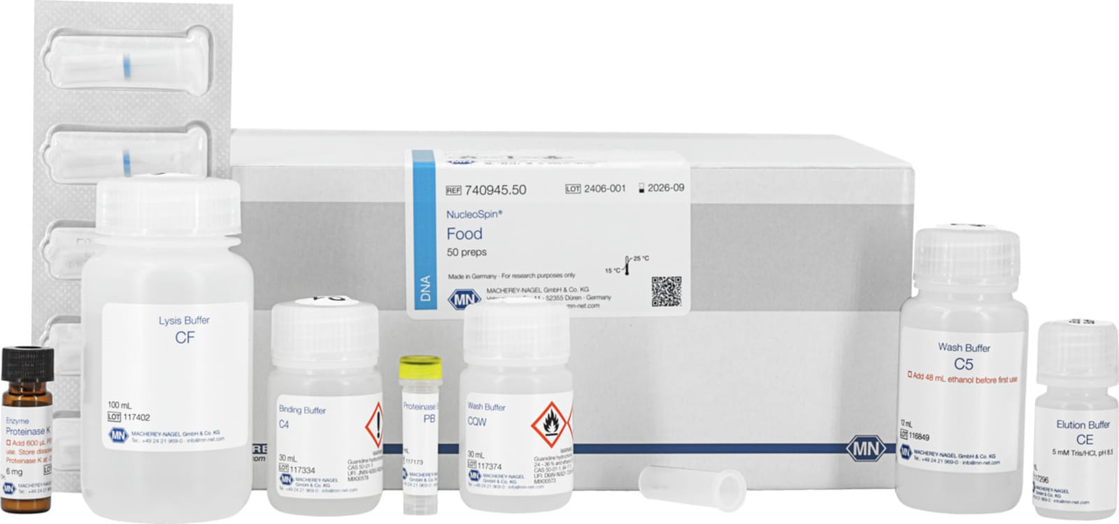 NucleoSpin® Kits for Genomic DNA Extraction | VWR, part of Avantor