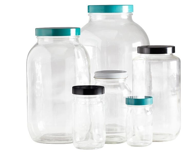 Round Wide Mouth Bottles