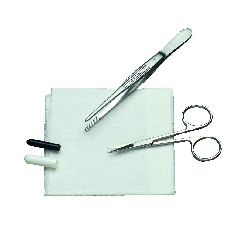 Suture Removal Tray D with Econo™ Floor-Grade Instruments, Sklar