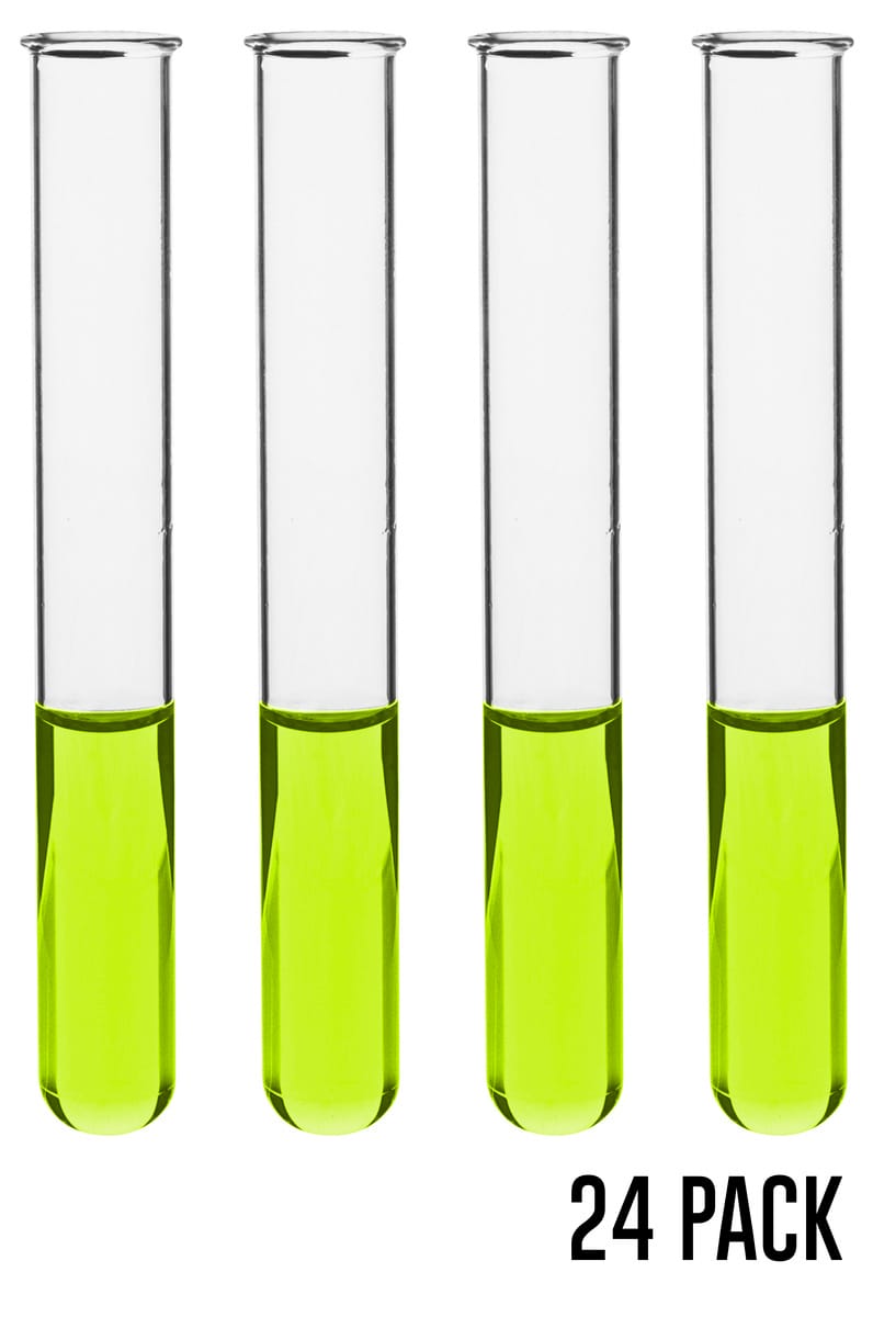Eisco Light Wall Glass Test Tubes with Beaded Rim