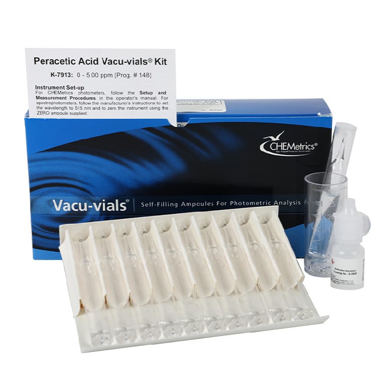 Peracetic Acid Instrumental Test 0 to 5 ppm