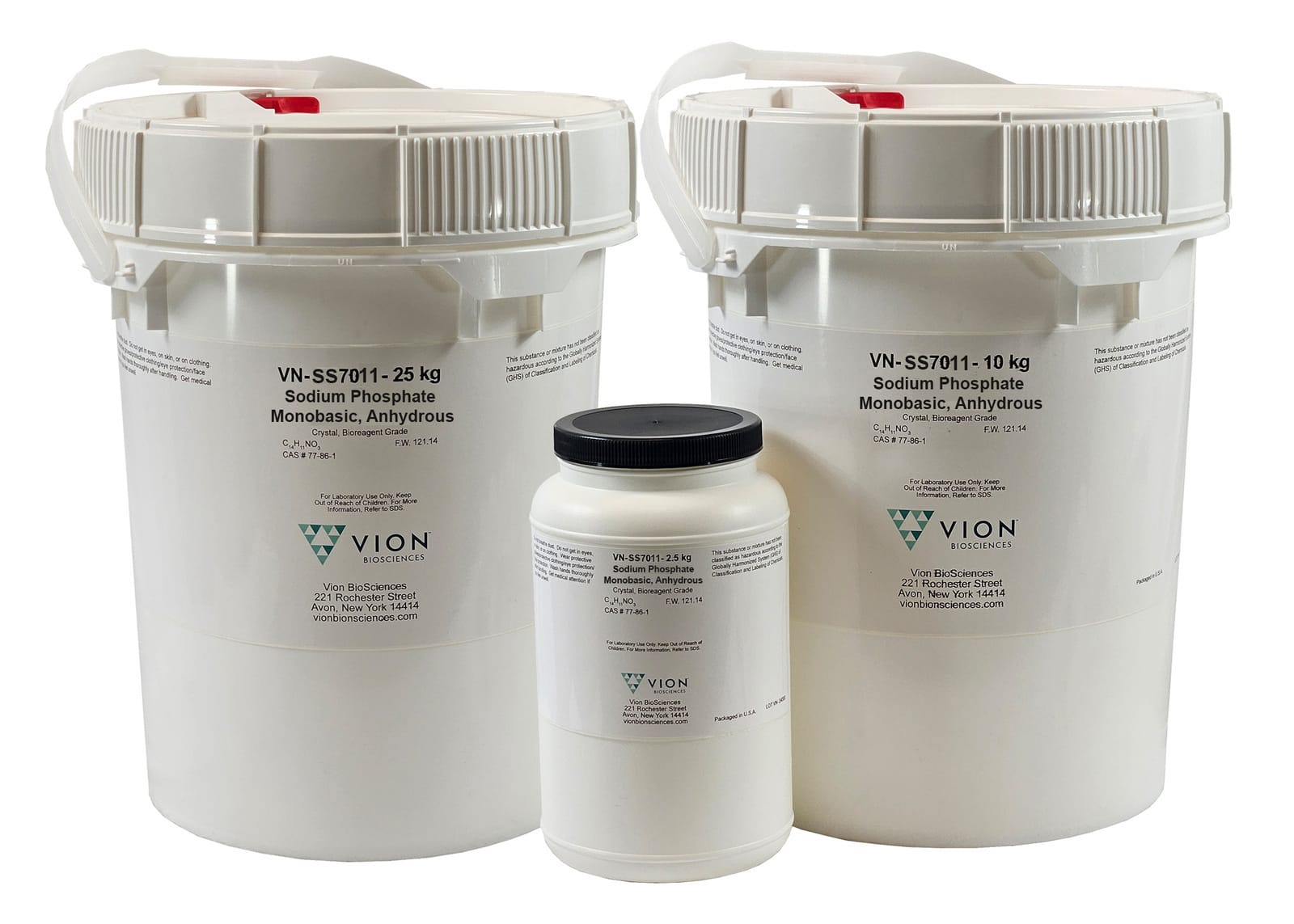 VION™ Sodium Phosphate Monobasic Anhydrous, Bioreagent Grade