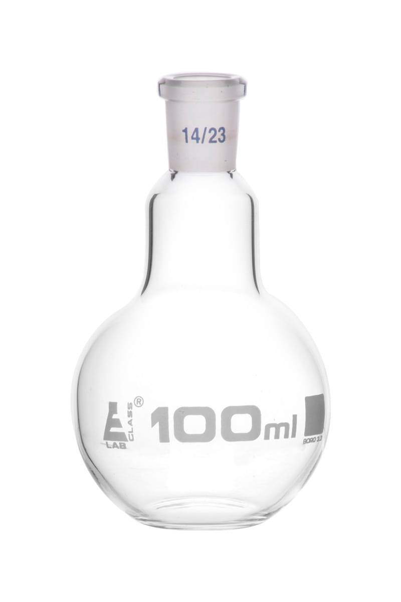 Eisco LabGlass® Boiling Flasks, Flat Bottom, Interchangeable Joint