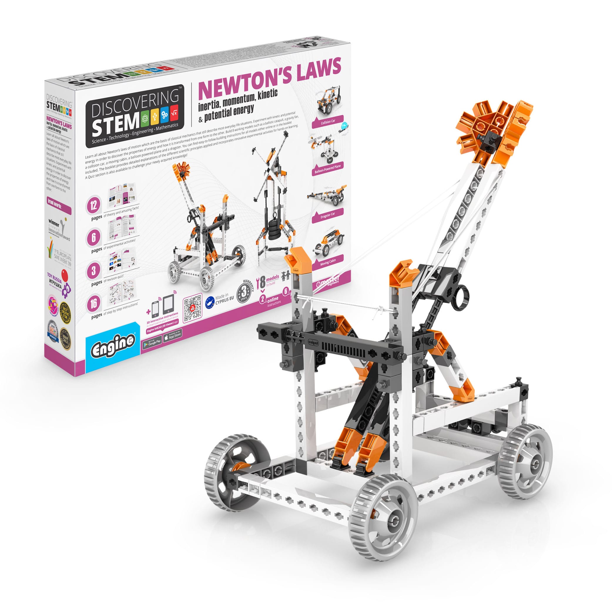Engino® STEM Newton's Laws: Inertia, Momentum, Kinetic and Potential Energy