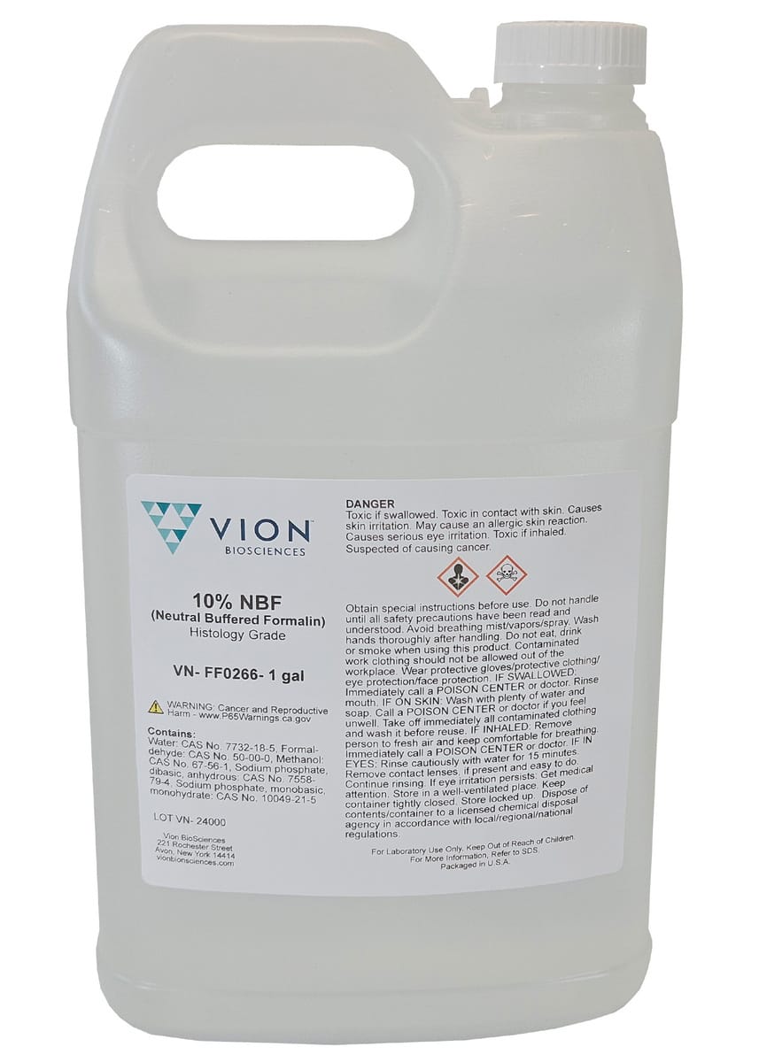 VION™ NBF (Neutral Buffered Formalin), Histology Grade