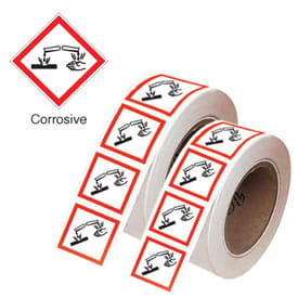 GHS Label Rolls "Mini Pictograms"