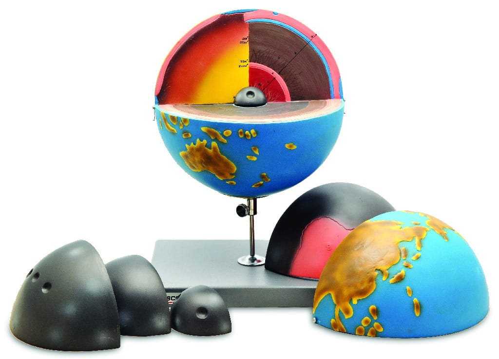 Earth's Interior Globe