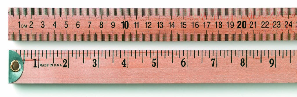 Wooden Meter and Half-Meter Sticks