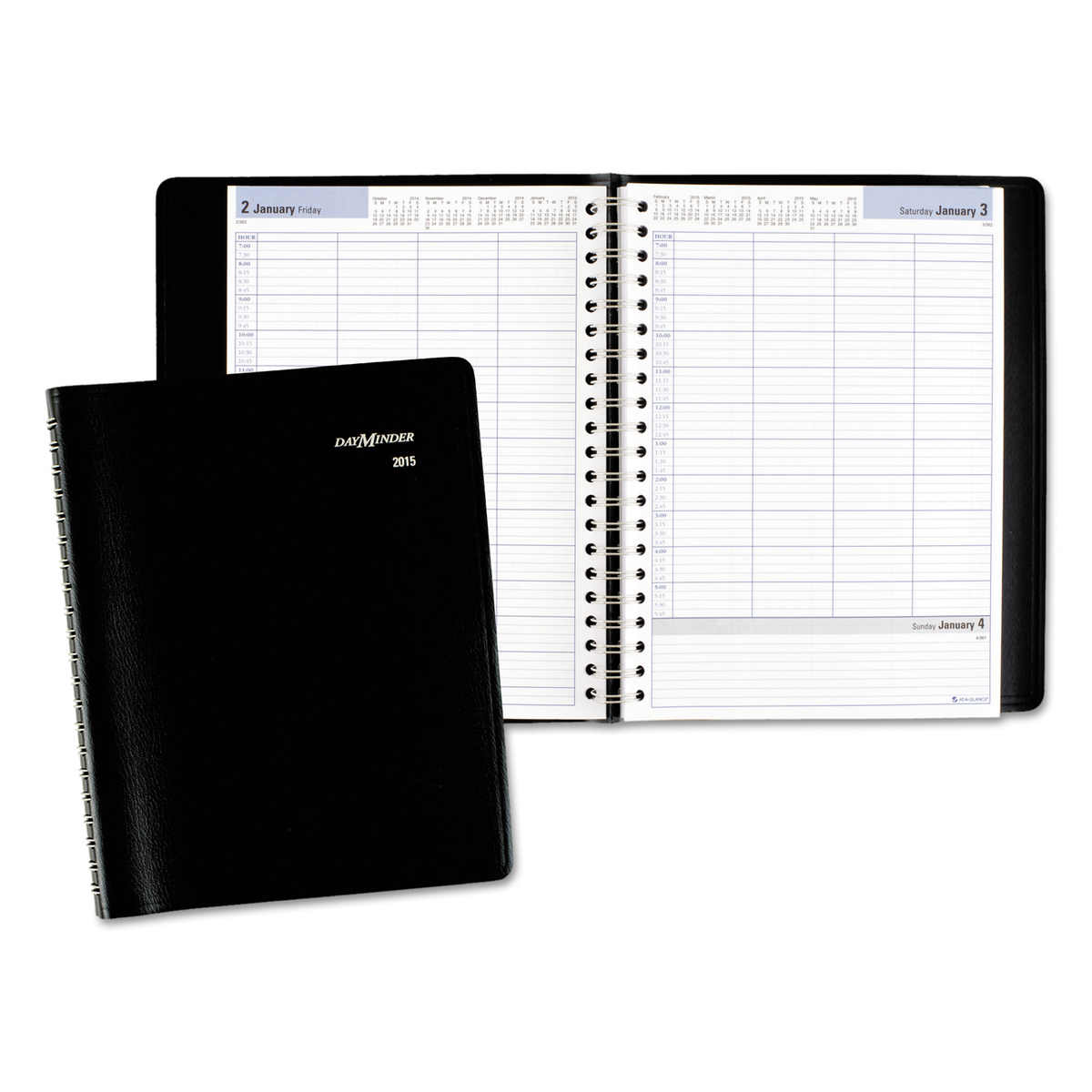 AT-A-GLANCE® DayMinder® Four-Person Group Practice Daily Appointment ...