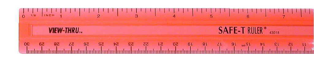 ⅛" SAFE-T Ruler