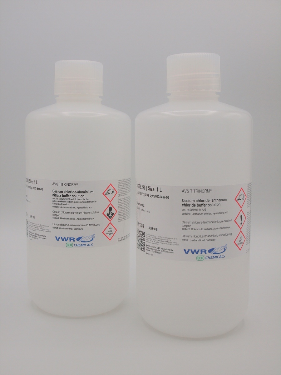 VWR® AVS TITRINORM, Cesium chloride/lanthanum chloride buffer solution ...