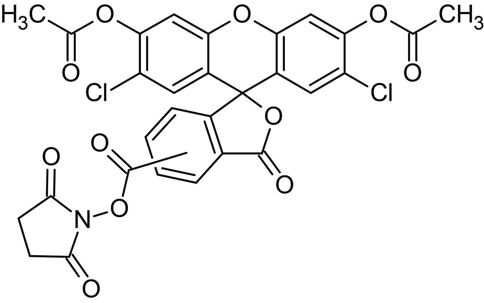 5(6)-Carboxy-2′,7′-dichlorofluorescein diacetate N-succinimidyl ester ...
