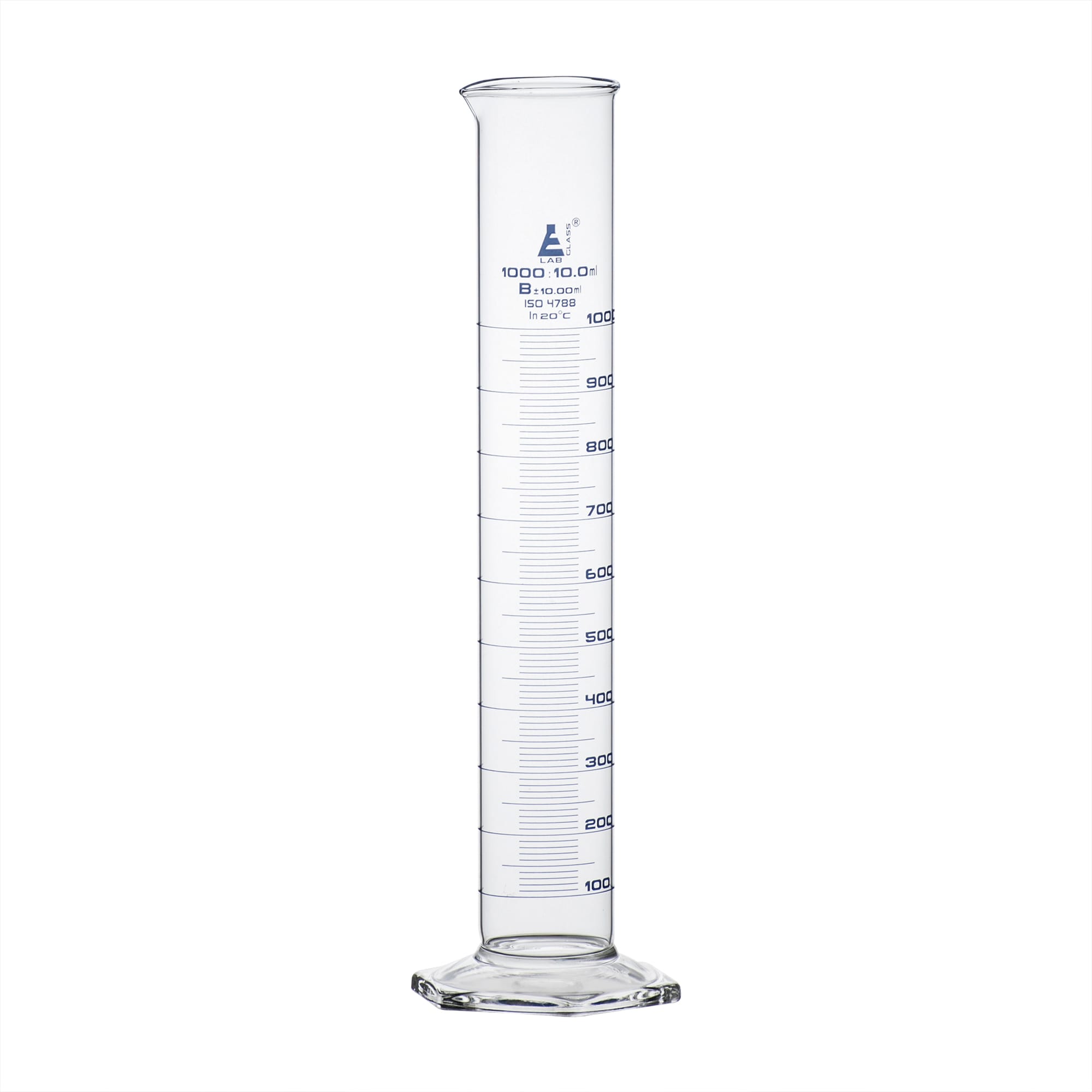 Eisco Glass Graduated Cylinders with Hexagonal Base