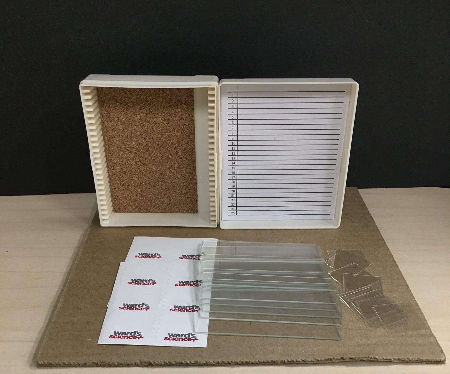 Student Grade Glass Slide and Coverslip Lab Pack