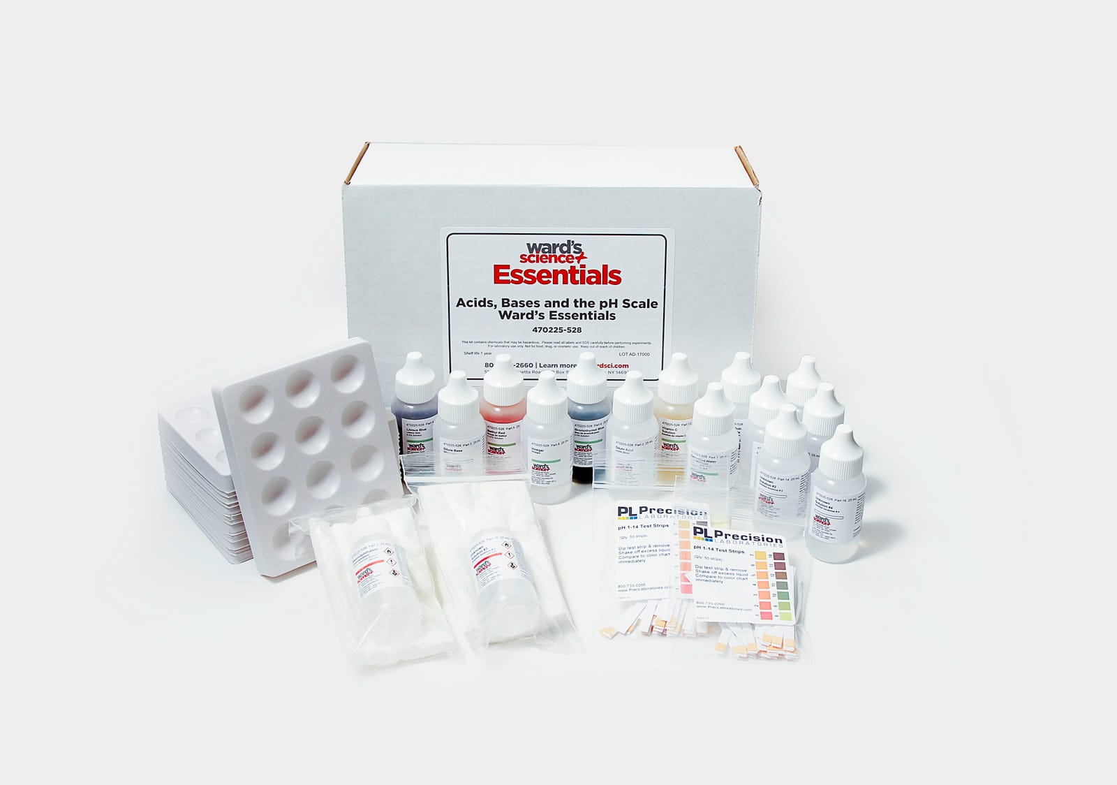 Ward's® Essentials Acids, Bases, and the pH Scale Lab Kit