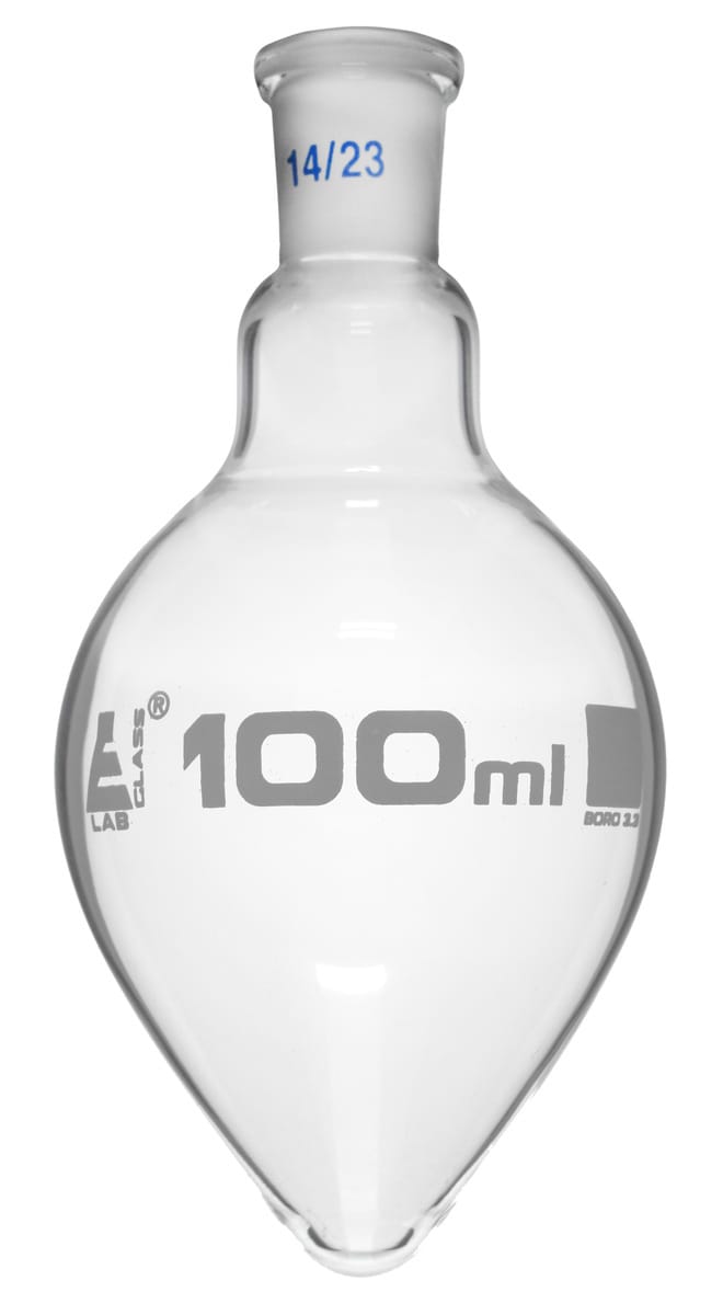 Eisco LabGlass® Pear Shape Boiling Flasks, Interchangable Joint