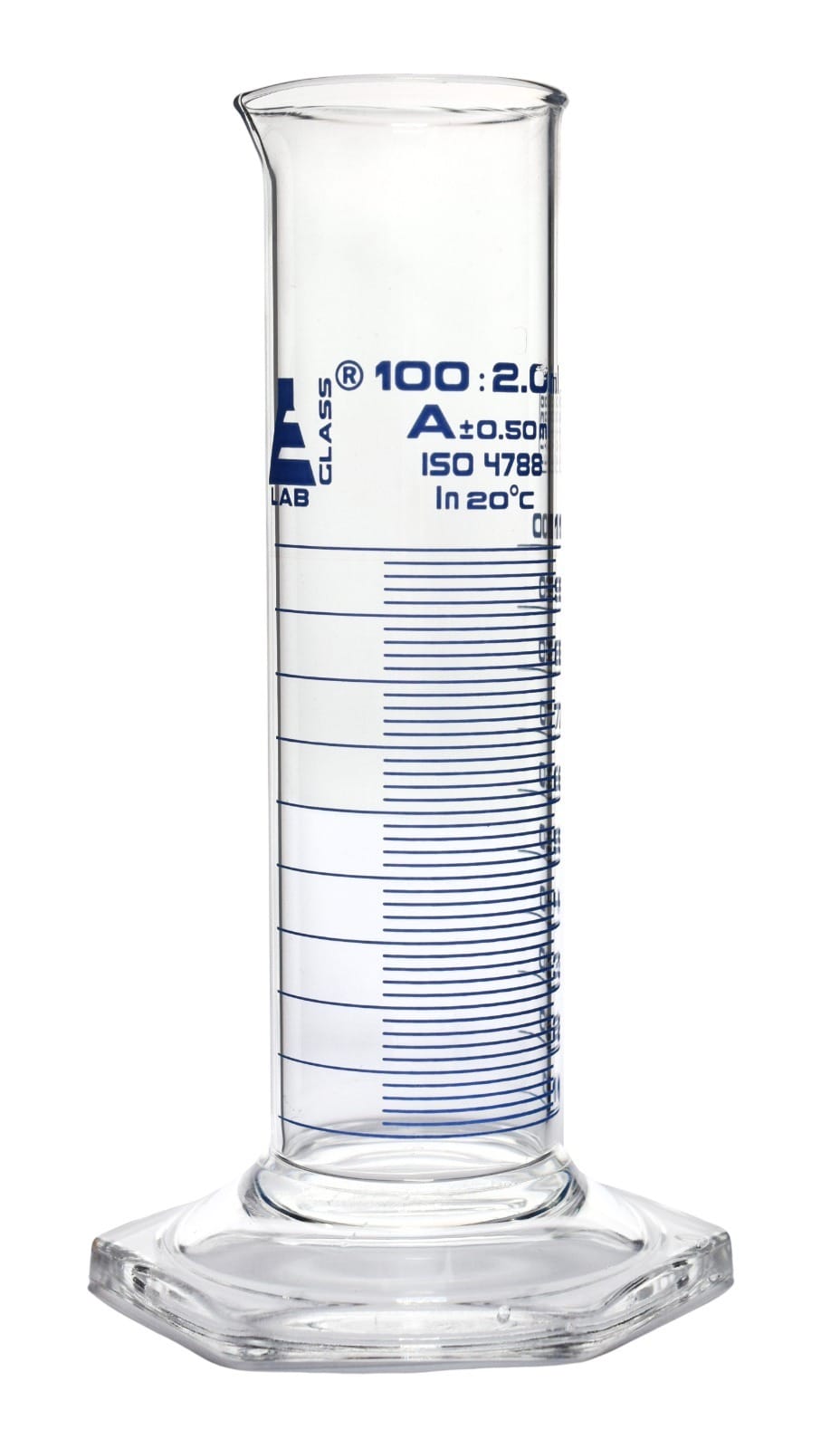 Eisco Glass Graduated Cylinders, Squat Form