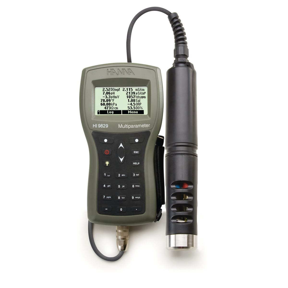 Hanna Instruments Multiparameter Waterproof Water Quality Meter with GPS