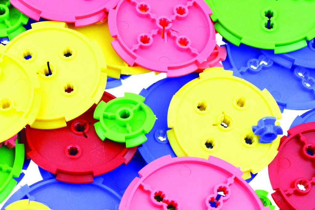 TeacherGeek Pulley Set - 40-PIECE mixed colors