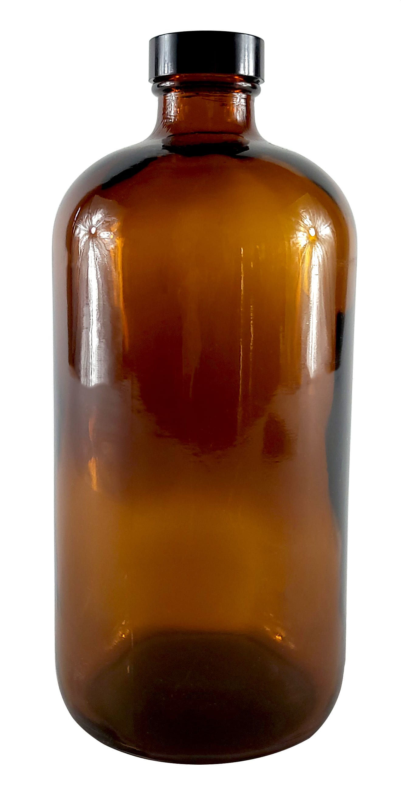 Bottles, Boston Round, Amber / Clear