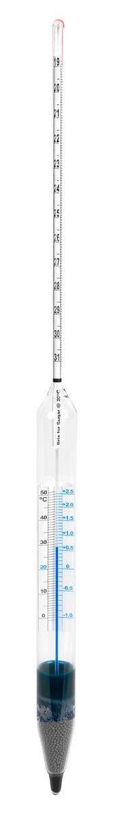 Brix Hydrometers with Thermometer (°C)