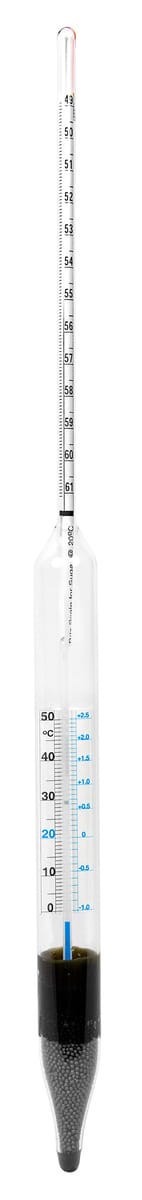 Brix Hydrometers with Thermometer (°C)