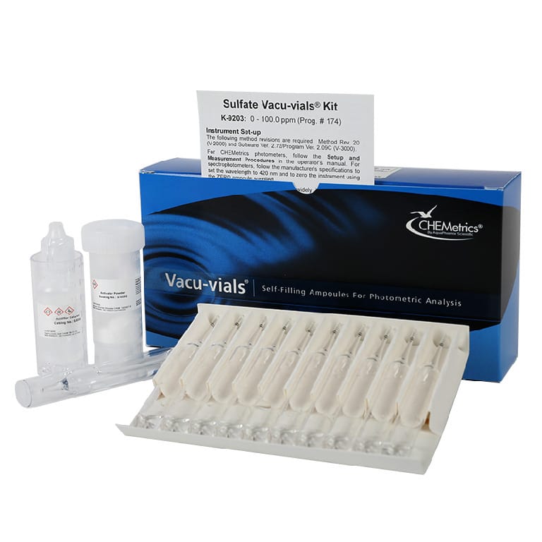 Sulfate Vacu-Vials® (0 to 100.0 ppm)